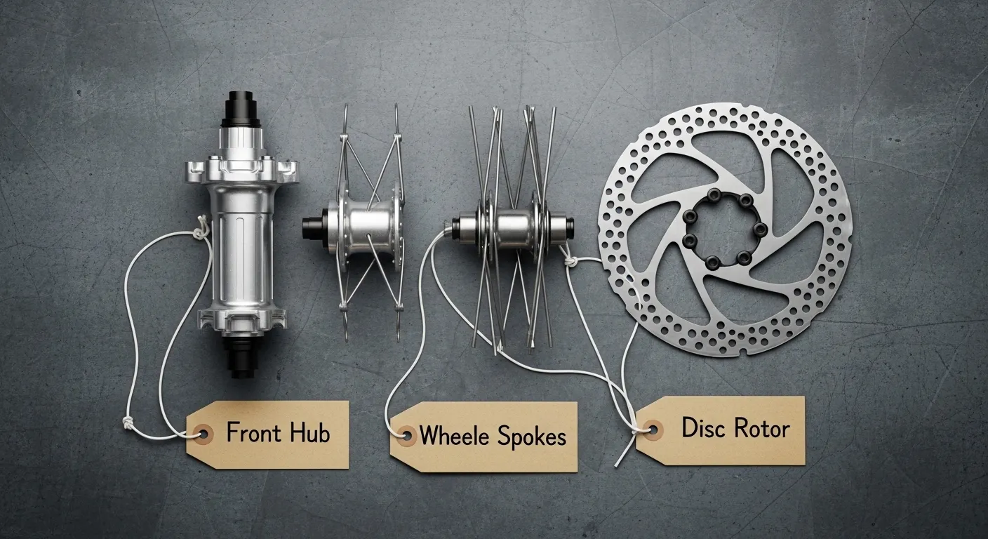 Buy Bike Wheel Hub Spokes Rotor Jp in Bulk | Premium Wholesale Auto Parts Supplier - Delhi Source Hub