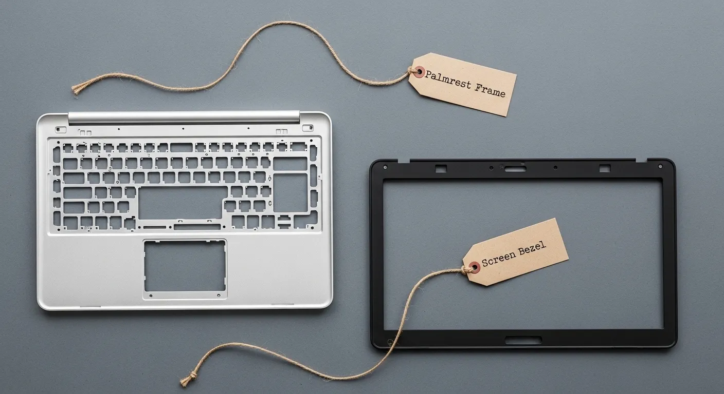 Buy Laptop Chassis Palmrest Bezel in Bulk | Premium Wholesale Laptop Spares Supplier - Delhi Source Hub